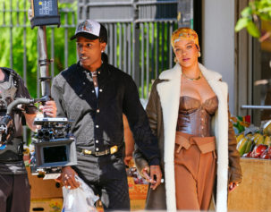 They Cleaned Up at Bass Pro Shops': Rihanna and A$AP Rockyâ€™s Matching 'Fits Leave Fans Scratching Their Heads
