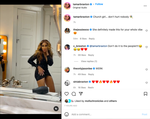 ?Hell I Thought This Was Beyonc?: Tamar Braxton Stumps Fans After Channeling Her Inner 'Church Girl' ?