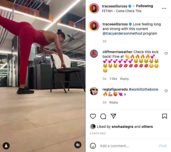 ?What?s All That Movement Back There?: Tracee Ellis Ross Workout Video Derails After Fans Zoom In on This?