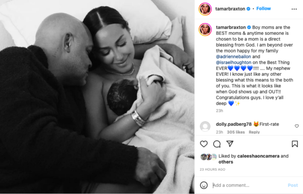 They Said Tay-Tay Was the Problem. She?s Always Supported Her Girls?: Tamar Braxton Shows Love to Adrienne Bailon for Becoming a Mother