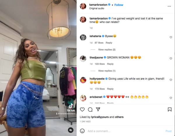 ?It?s the Background Commentary for Me?: Tamar Braxton Left Fans In Tears When Discussing Her Weight Loss and Weight Gain Woes