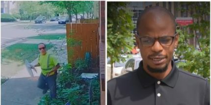 Violation of Our Safety': Man Apparently Working for City Accused of Turning BLM Sign Face-Down In Chicago Family's Yard, Officials Seeking to Confirm Identity