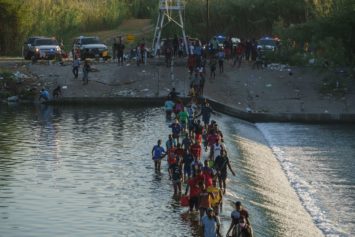 Thousands of Haitian Migrants Massed In Camp Under Bridge at U.S.-Mexico Border Without Running Water and Sleeping In Dirt Deportation Back to Haiti Looms Next