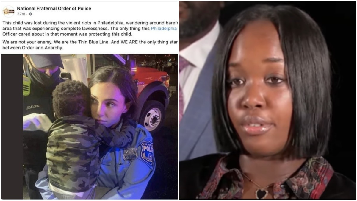 Mother of Black Child Seen Held by Officer In Post Claiming the Child ...