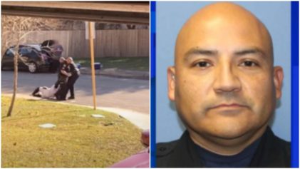 Texas Officer Who Issued Bogus Misdemeanor to Black Man for Not Showing ID Seen Dragging Him Down the Street In New Footage