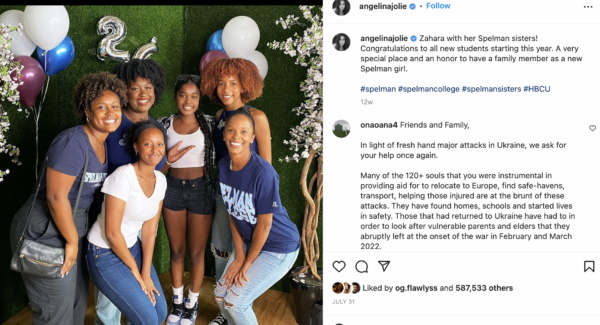 ?There?s a Lesson There for Non-Black Folks Showing Up In Black Spaces?: Fans React to Angelina Jolie Attending Spelman?s Homecoming