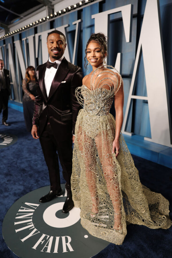 Michael B. Jordan and Lori Harvey Make Red Carpet Debut at Vanity Fair  Oscar Party