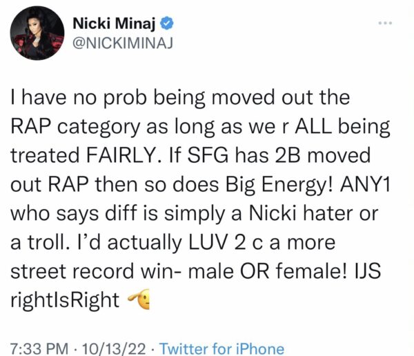 Hands Down the Reason the Female Rap Game of This Era Is Thriving': The Game Defends Nicki Minaj After Grammys Snub as #NoGrammyForGranny Trends
