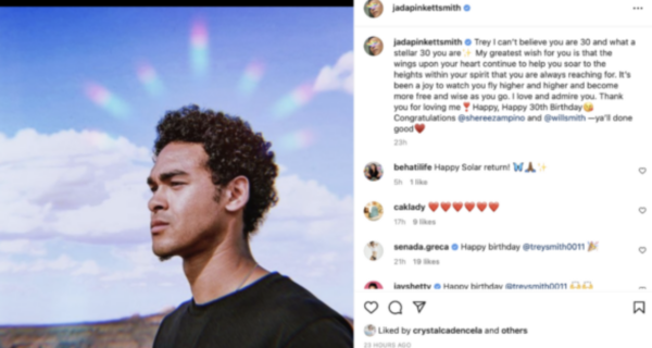Jada Pinkett Smith, Will Smith, and Ex-Wife Sheree Share Touching Posts to Trey Smith on His 30th Birthday: 'We Done Good'