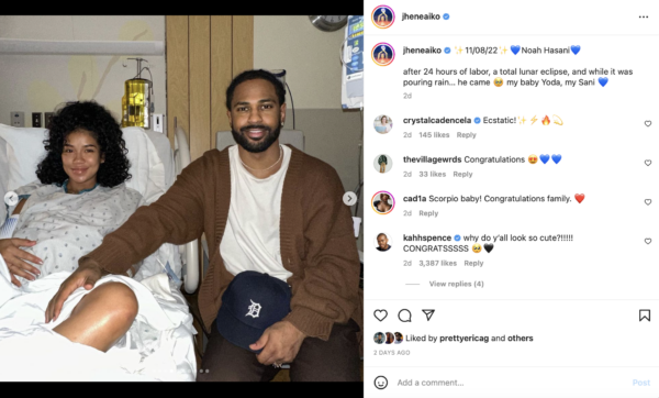 Fans React After Jhen? Aiko and Big Sean Announce That They Have Welcomed Their First Child Together: 'I?m So Happy for Those Two'