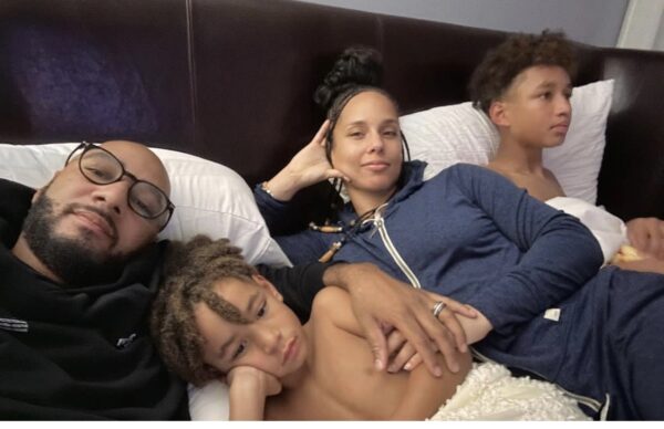 Mini Swizz and AK': Alicia Keys Gives Thanks for Her Family, Fans Focus on 'Sweet Video' with Both Sons Playing the Piano