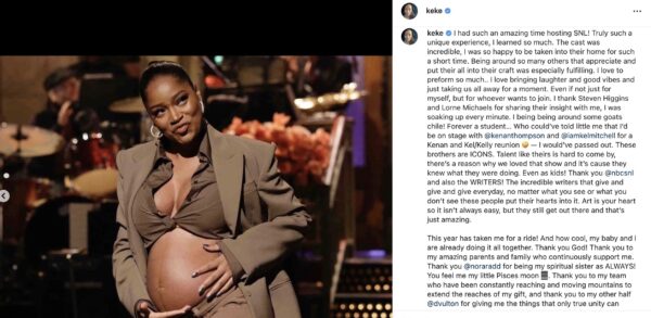 I'm Gonna Be a Mom!': Keke Palmer Announces Pregnancy During 'SNL' Monologue. Get to Know Her Boyfriend Darius Jackson.