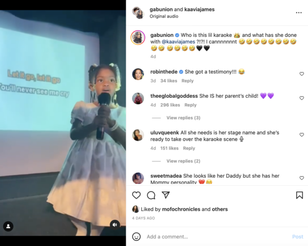 Main Character Energy': Fans Go Crazy After Gabrielle Union and Dwyane Wade's Daughter Kaavia James Takes on Karaoke, Alicia Keys Responds