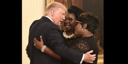 Trump speaks at Diamond's funeral service hosted by Silk