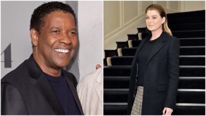 Denzel Washington Doesn't Recall Ellen Pompeo's Claim That the Two Had Argument on Set While Filming 'Grey's Anatomy'