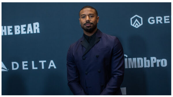 US actor Michael B Jordan arrives for the Critics Choice Association's fifth annual Celebration of Black Cinema and Television, at the Fairmont Century Plaza in Los Angeles, on December 5, 2022. (Photo by Apu GOMES / AFP) (Photo by APU GOMES/AFP via Getty Images)