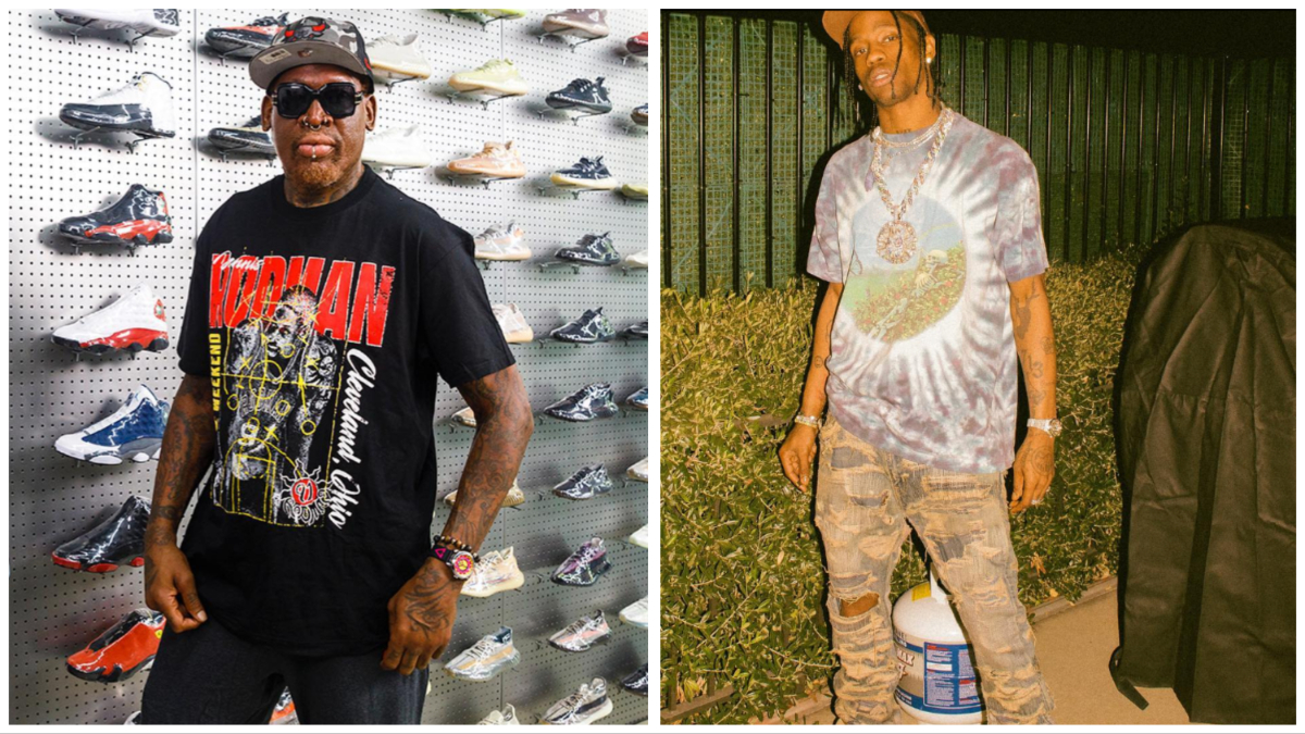 Dennis Rodman Claims Travis Scott Copied His Sneaker Design [Video]
