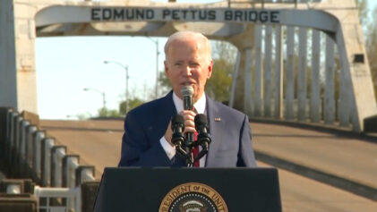Joe Biden Edmund Pettus Bridge Selma