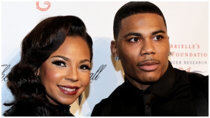 NEW YORK, NY - OCTOBER 22: Ashanti and Nelly attends the Angel Ball 2012 at Cipriani Wall Street on October 22, 2012 in New York City. (Photo by Steve Mack/Getty Images)