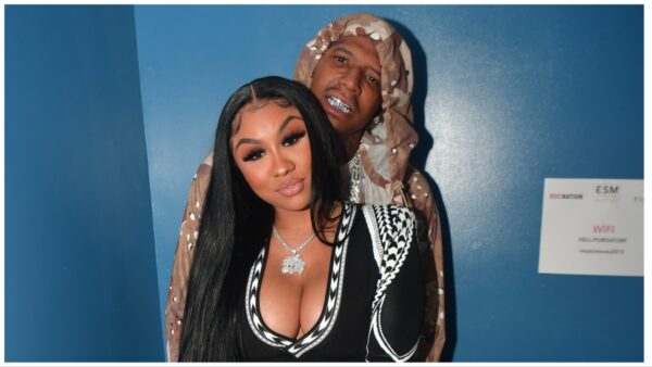 ATLANTA, GA - JANUARY 10: Rapper MoneyBagg Yo and Ariana Fletcher backstage at the MoneyBagg Yo Concert at The Masquerade on January 10, 2020 in Atlanta, Georgia.(Photo by Prince Williams/Wireimage)
