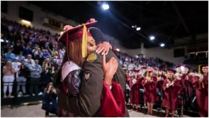 Tears of Joy: Michigan College Graduate Gets Emotional After Deployed Brother Surprises Her at Graduation