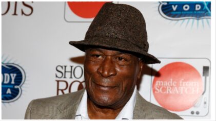 NEW YORK, NY - MAY 17: John Amos at "Showing Roots" New York Screening SVA Theatre on May 17, 2016 in New York City. (Photo by Shareif Ziyadat/WireImage)
