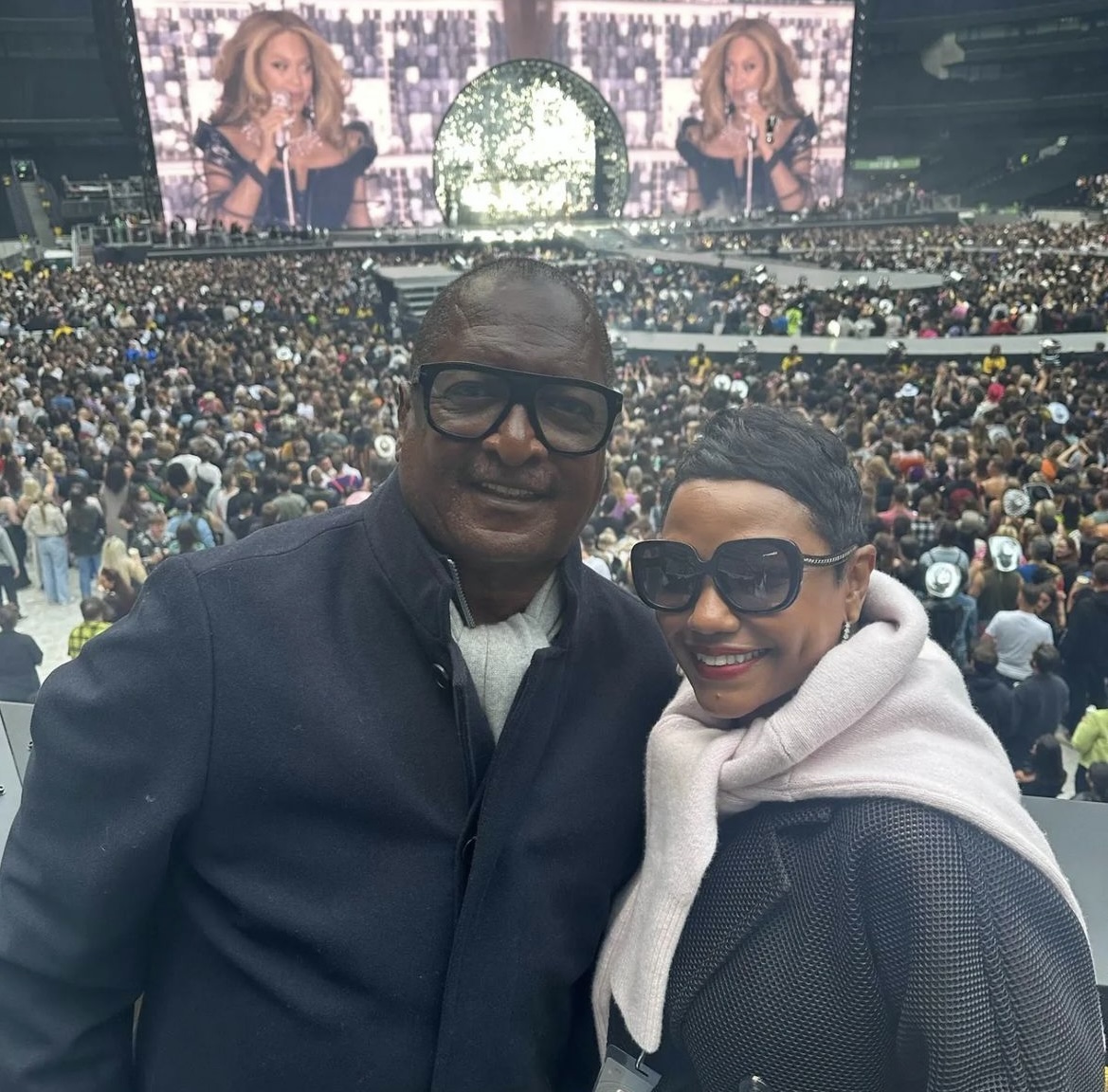 'Tina Would Nevaa be That Far' Mathew Knowles' Photo of Himself and His Wife Attending Beyoncé