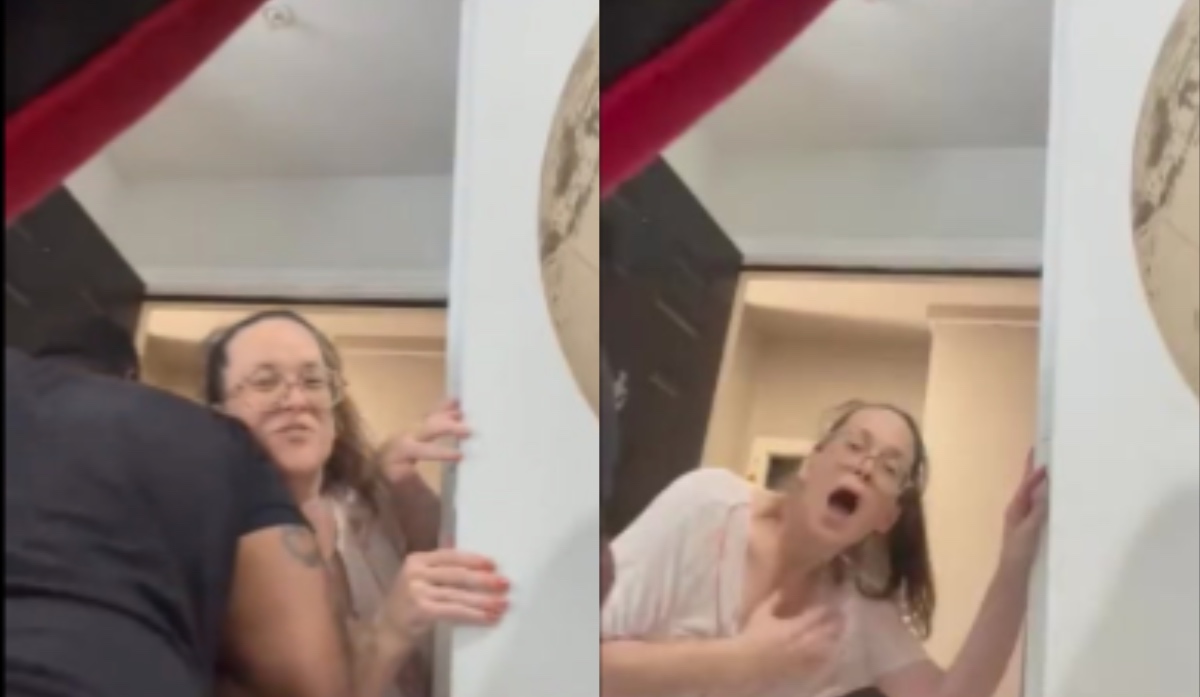Bizarre Video of Black Man Fighting Off White Woman Who Broke Into His Home Raises Questions and Concerns Over the Lack of Force Bizarre Video of Black Man Fighting Off White Woman Who Broke Into His Home Raises Questions and Concerns Over the Lack of Force