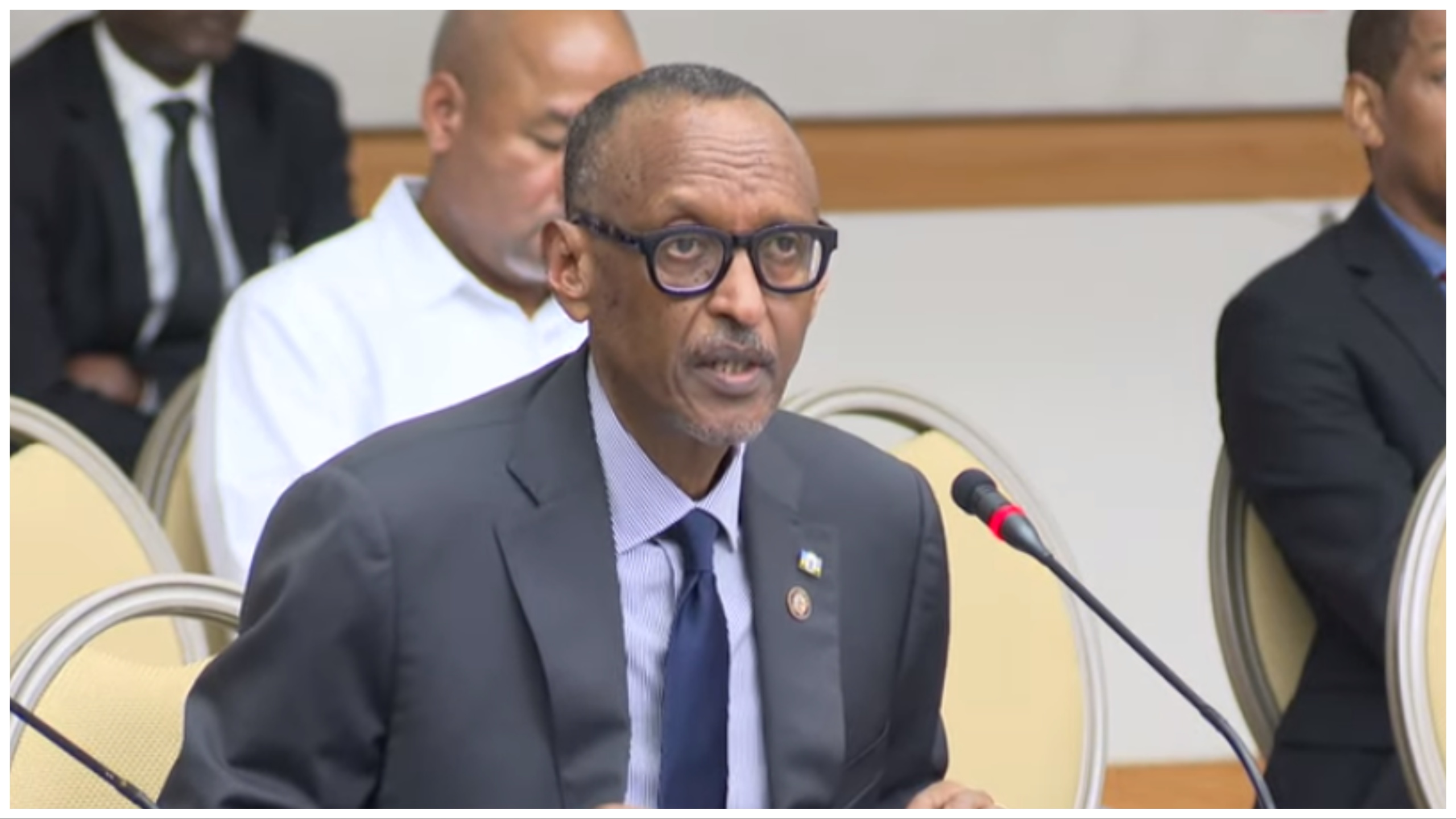 Rwandan President Paul Kagame Calls For Less Talk More Action To Strengthen Relations Between 4056