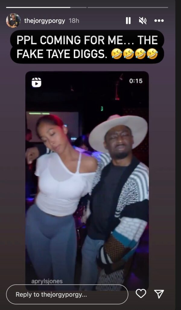 Fans call out Apryl Jones after she is seen dancing with a Taye Diggs 'Look-a-Like.'