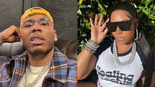 Fans say Nelly is on cloud nine after a video with Ashanti shows him grinning from ear to ear.