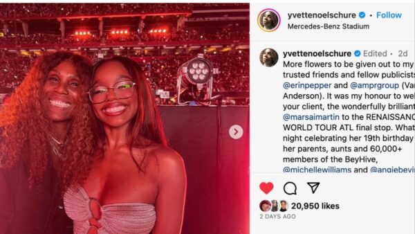 Fans say Marsai Martin is 'growing' up 'beautifully' after new photos show her at a concert. 