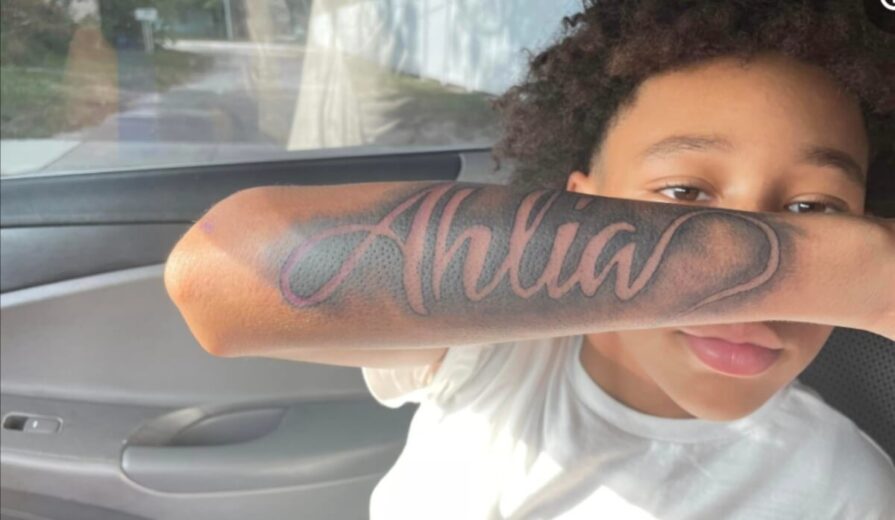 Mom Sparks Debate After Allowing Teen Son To Get Tattoo