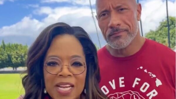 Oprah Winfery teams up with The Rock to help give back to Maui residents following the wildfires.