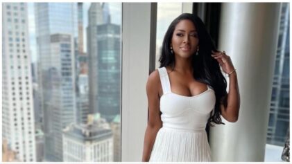 Kenya Moore shares footage from spa opening at "RHOA" producers cut her scenes from season 15 finale episode.
