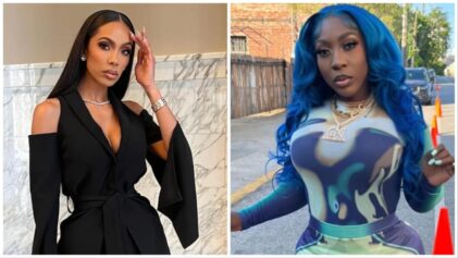 Erica Mena fired from 'Love & Hip Hop: Atlanta" after facing backlash for calling cast mate Spice a "blue monkey."