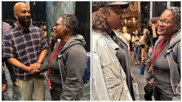 Common and Jennifer Hudson spotted at "MJ the Musical" show in Chicago a year after sparking dating rumors.