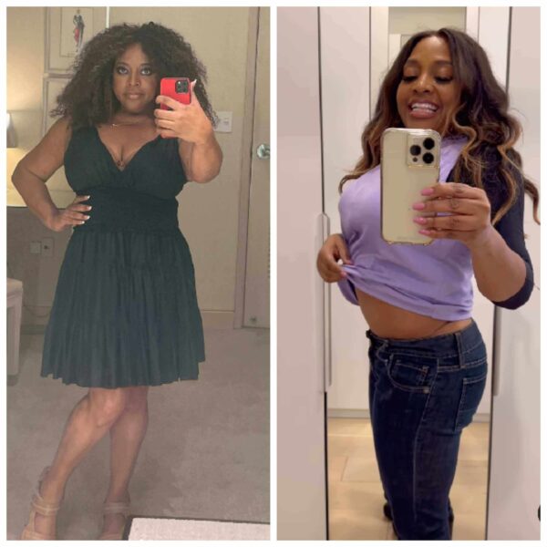 Sherri Shepherd shows off her weight loss after being able to fit a pair of jeans from nearly 20 years ago.