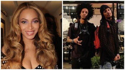 Beyoncé's longtime backup dancers known as the Les Twins confronted a fan who threw something at the singer on stage.