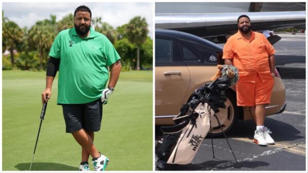 DJ Khaled is a "true golf nut" as he says its helped him drop lbs and get closer with his son.