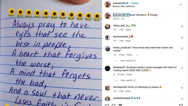 Eva Marcille's post on forgiveness derails when fans mention her ex-husband Michael T. Sterling.
