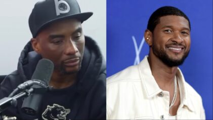 Charlamagne Tha God calls Usher a "terrorist" after he serenades his wife.