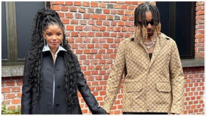 Fans suspect Halle Bailey and DDG got married and are expecting their first child following misquote in UK magazine article.