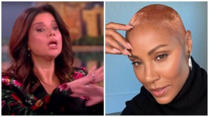 "The View" co-host Ana Navarro says she's "done" talking about Will and Jada Pinkett Smith's marriage while discussing abut celebrity memoirs.