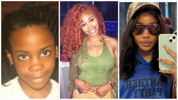 A look at SZA's facial features over the years