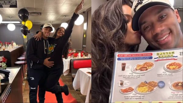 Ciara says she's the 'happiest girl in the world' after Russell Wilson rent out an entire Waffle House for her birthday.