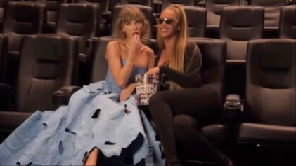 Beyoncè and Taylor Swift 'brought world peace to Twitter' after posing together on red carpet for Swift's 'Eras' concert film.
