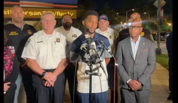 City Leaders Hold Press Conference After Morgan State University Shooting