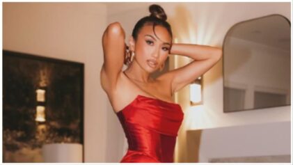 Jeannie Mai shows off her outfit and fans bring up her relationship with Jeezy.