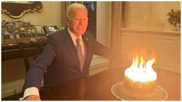 Commenters roast Biden for the amount of candles he has in his 81st birthday cake. (Photo: @joebiden/Instagram)